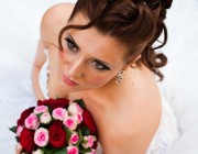 свадебные прически и макияж - фото